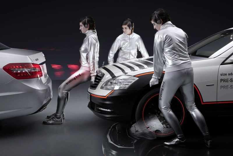 Illustration for article titled Caption This: Mercedes Safety Concept Models